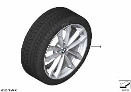 冬季車輪組 V 型輪輻 691 - 19