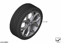 冬季車輪組 Y 型輪輻 694 - 19