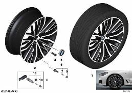 BMW LA WHEEL V-SPOKE 687 - 21