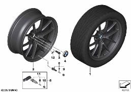 BMW LA WHEEL M Y-SPOKE 763M PERFORMANCE