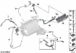 DIESEL PART.FILTER SENS./MOUNTING PARTS