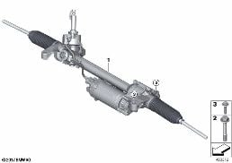 Direction électrique diagram for BMW Rolls-Royce Cullinan RR31 Cullinan
