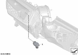SENSOR F. AUC diagram for BMW X3 G01 20i