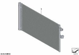 CONDENSER AIR CONDITIONING diagram for BMW X4 G02 30dX