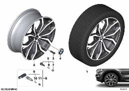 BMW LA WHEEL Y-SPOKE 695 - 20
