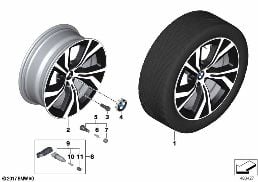BMW LA WHEEL TURBINE STYLING 689 - 18