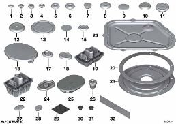 SEALING CAP/PLUG diagram for BMW 6 Series F12 650iX