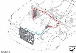 電源配線 メイン ワイア ハーネス diagram for BMW X2 F39 20iX