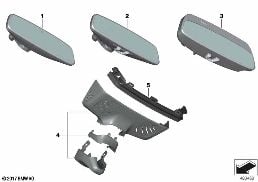 Binnenspiegel diagram for BMW Rolls-Royce Cullinan RR31 Cullinan