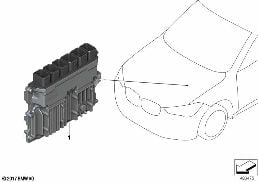 DME diagram for BMW X1L F49 LCI X1 25Li