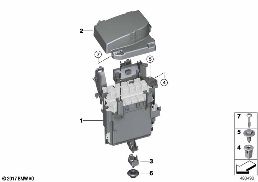 CONTROL UNIT BOX diagram for BMW Rolls-Royce Ghost RR21 Ghost
