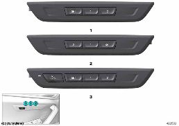 SEAT FUNCTIONS diagram for BMW 5 Series G38 530Le