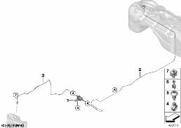 FUEL SUPPLY/PUMP/TUBING diagram for BMW X3 G01 20i