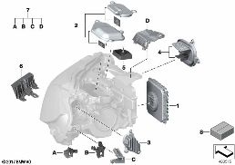 SINGLE PARTS, HEADLIGHT LED