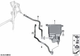 Filtro a carbone attivo diagram for BMW Rolls-Royce Phantom RR11 Phantom