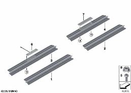 Barres de seuil diagram for BMW Rolls-Royce Phantom RR11 Phantom