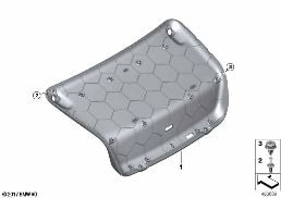 Revetement de couverture de coffre diagram for BMW Rolls-Royce Phantom RR11 Phantom
