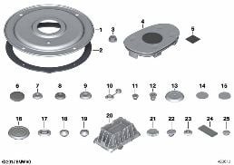 SEALING CAP/PLUG diagram for BMW X5 M F85 X5 M