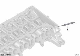 GLOW PLUG diagram for BMW X1 F48 20dX