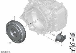 GA8G458W TORQUE CONV./TRANSM.OIL COOLER diagram for BMW X2 F39 20dX
