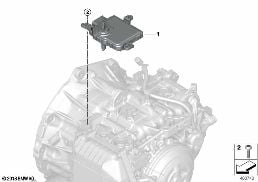 GA8G45AW ELECTRONIC GEARBOX CONTROL diagram for BMW X2 F39 20dX
