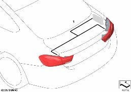 CONVERSION, TAILLAMPS, FACELIFT diagram for BMW 4 Series F33 425d