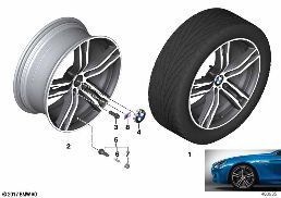 BMW LA WHEEL DOUBLE SPOKE 703M - 20