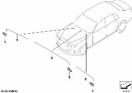 Module LED/conduct.optique vitrine verre diagram for BMW Rolls-Royce Phantom RR11 Phantom