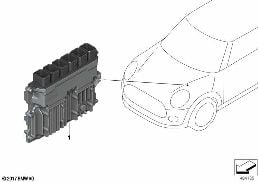 DME diagram for BMW 2 Series F46 Gran Tourer 218i