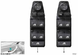 OPERATING UNIT, SWITCH MODULE, DOOR, FRT diagram for BMW X3 G08 30iX