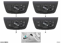 CONTROL UNIT LIGHTS diagram for BMW X3 G08 30iX