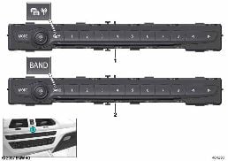 OPERATING UNIT AUDIO diagram for BMW X3 G08 30iX