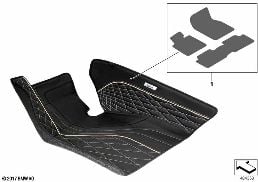 FLOOR MATS EXCLUSIVE diagram for BMW 5 Series G38 530LiX
