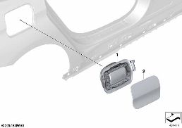 FILL-IN FLAP diagram for BMW 6 Series G32 GT 640iX