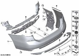 TRIM COVER, REAR