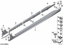 M COVER FOR ROCKER PANEL / WHEEL ARCH