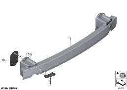 Support arrière diagram for BMW Rolls-Royce Phantom RR11 Phantom