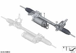 Direksiyon Elektrikli diagram for BMW 5 Series F90 M5 LCI M5 CS
