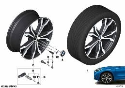 BMW LA WHEEL M DOUBLE SPOKE 716M- 20