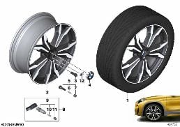 BMW LA WHEEL M DOUBLE SPOKE 717M- 20