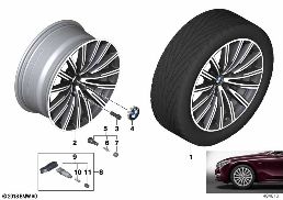 BMW LIGHT-ALLOY WH.MULTI-SPOKE 644 - 19