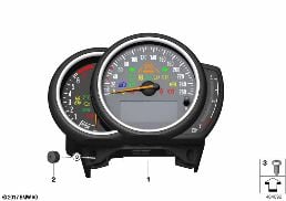 INSTRUMENT CLUSTER diagram for BMW MINI Countryman F60 One