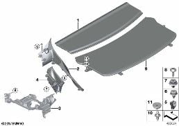 Fondo de deposito diagram for BMW 4 Series F36 Gran Coupé LCI 440i