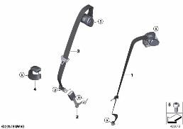 SAFETY BELT REAR