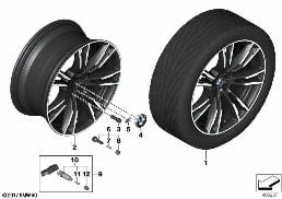 BMW LA WHEEL M DOUBLE SPOKE 706M- 20