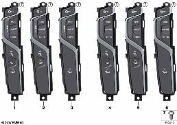 OPERATING UNIT, CENTER CONSOLE diagram for BMW X3 G08 30iX