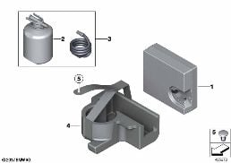 TIRE MOBILITY SET diagram for BMW 1 Series F21 LCI 118d