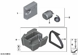 TIRE MOBILITY SET diagram for BMW 3 Series F34 GT LCI 318d