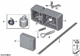 TIRE MOBILITY SET diagram for BMW 2 Series F45 Active Tourer LCI 216i