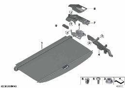 COMBINATION BLIND diagram for BMW X3 G01 30i